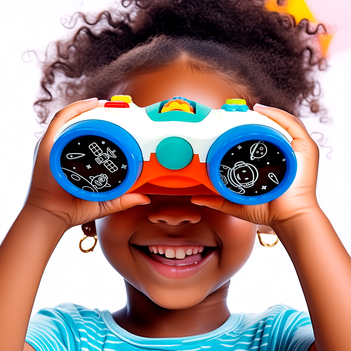 Binóculo Musical Infantil Com Luz Som Criança Bebê — imagem 2