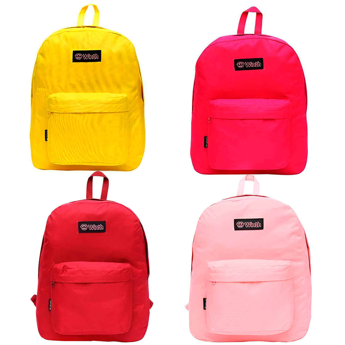 Mochila De Costas Escolar Juvenil Cores Cor:vinho — imagem 1
