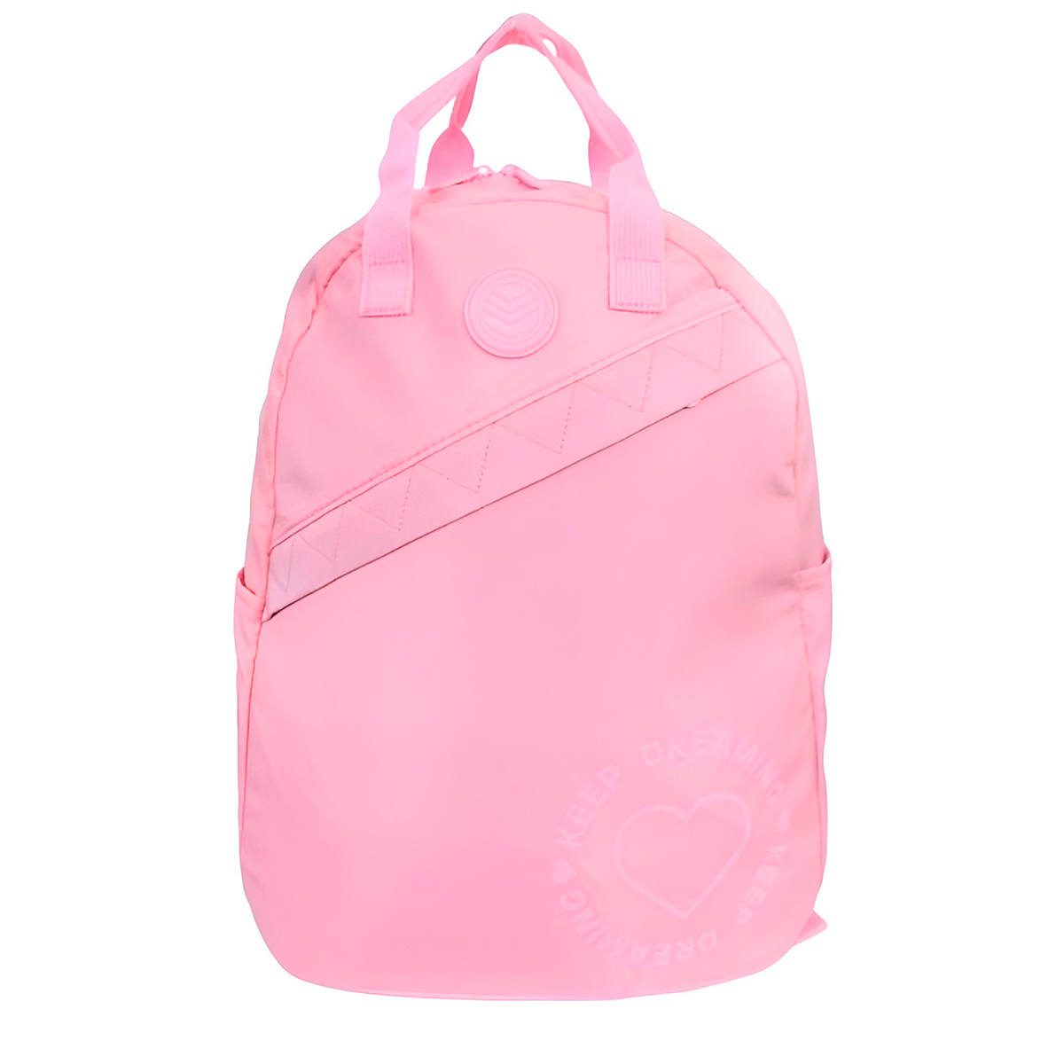 Mochila Escolar Juvenil De Costas Coloridas Passeio Azul — imagem 6