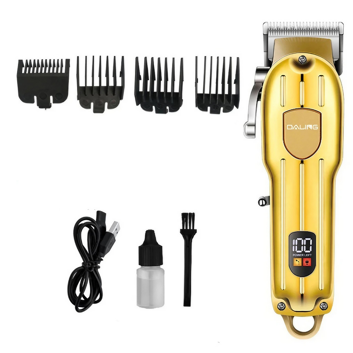 Máquina De Cortar Cabelo Aparar Barba Profissional — imagem 6