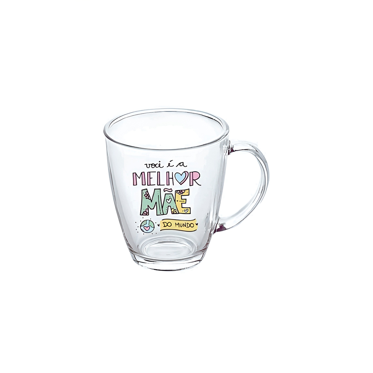 Caneca De Vidro Estampa Dia Das Mães Presente Personalizado — imagem 4
