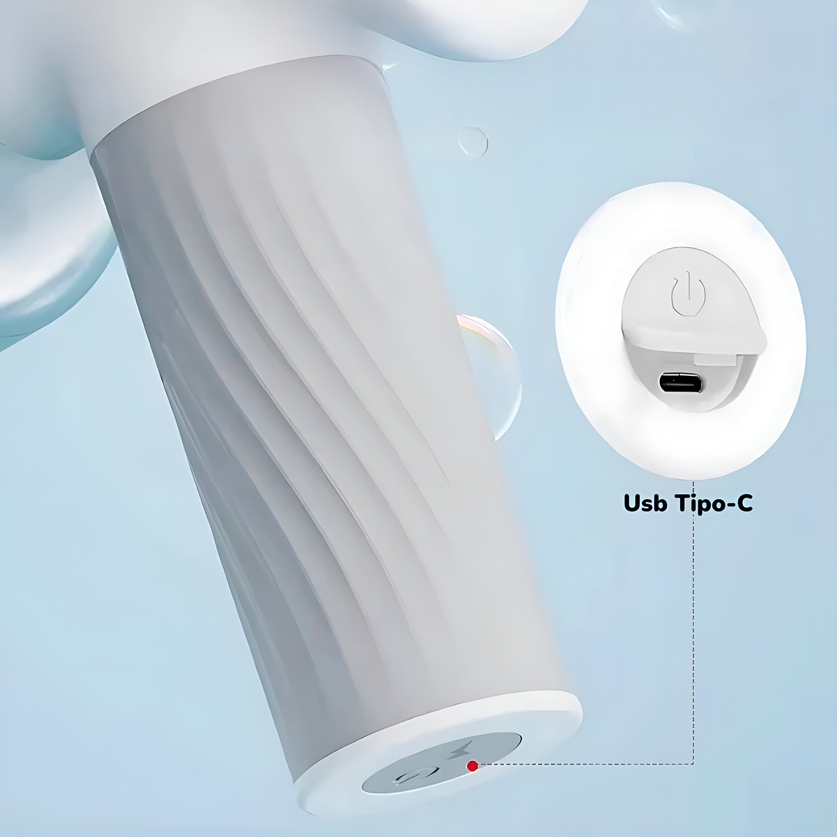 Escova Massageador De Banho Elétrica Com Dispenser Cães — imagem 1