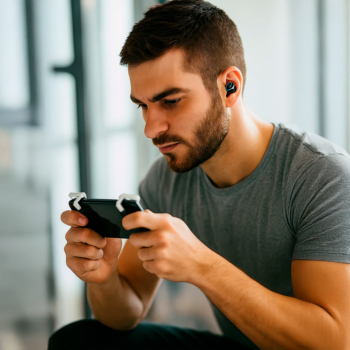 Fone Bluetooth Intra Auricular Tws Touch Redução Ruído Preto — imagem 6