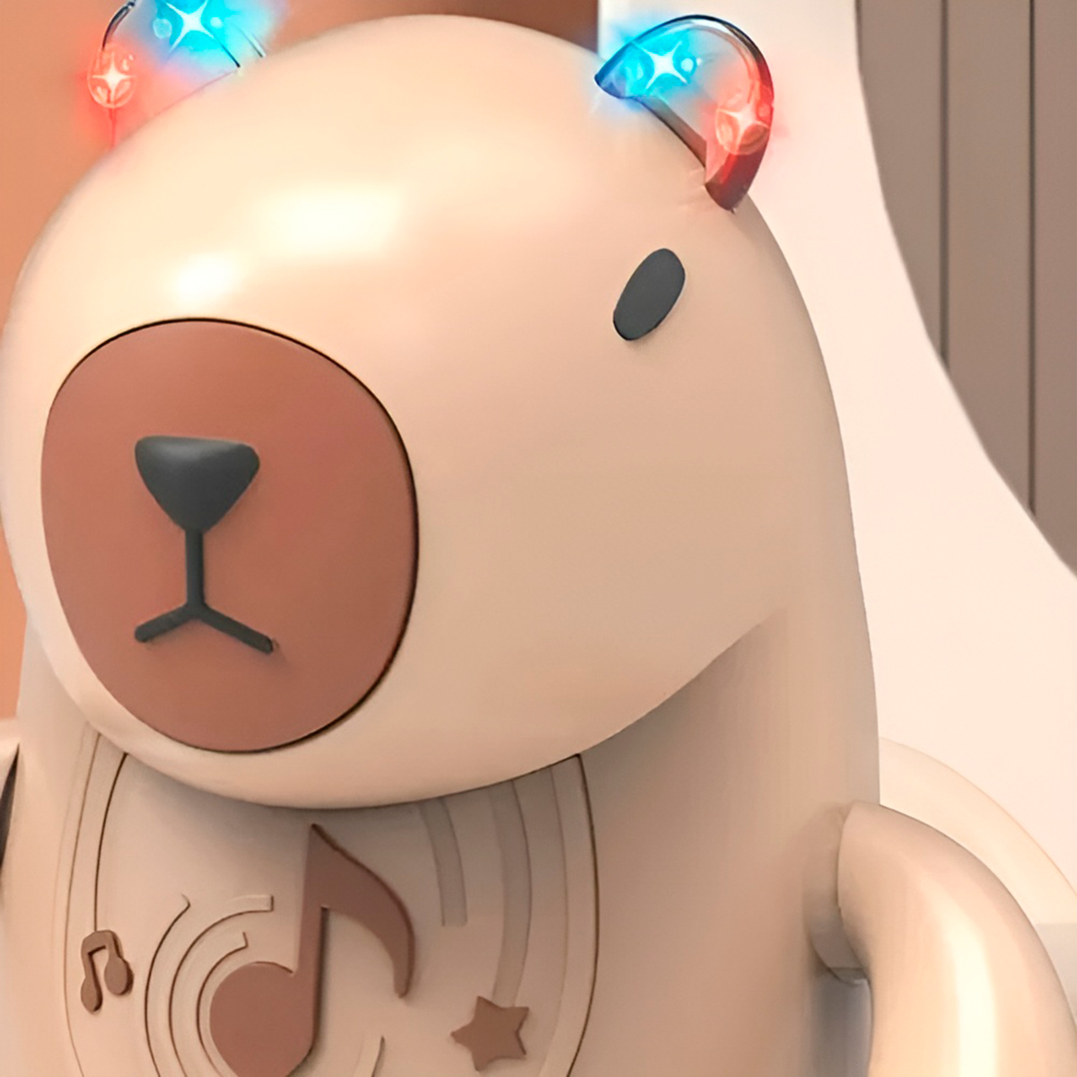 Brinquedo Robô Capivara Dançante Música Luzes Diversão — imagem 1