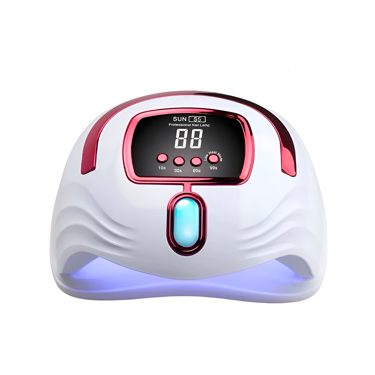 Cabine Seca Esmalte Maquina Unha Gel  Sun S5 Cor:rosa — imagem 1