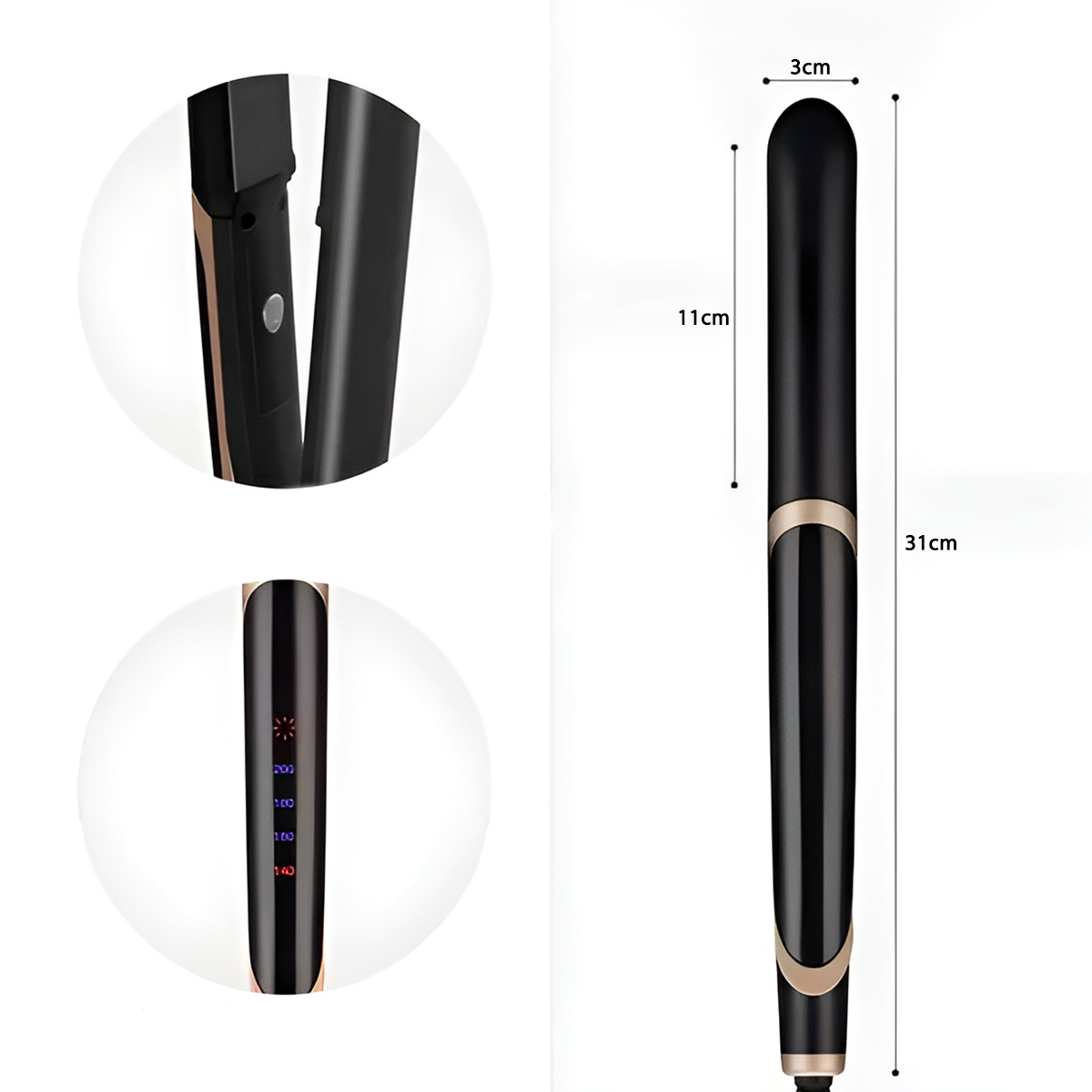 Prancha Chapinha Profissional Bivolt Alisar Cabelo — imagem 2