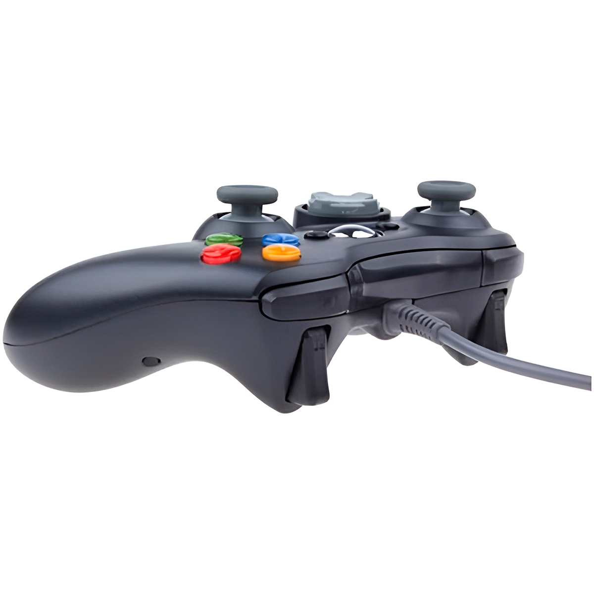 Controle Usb Com Fio Preto Xbox360 Vídeo Game Computador — imagem 4