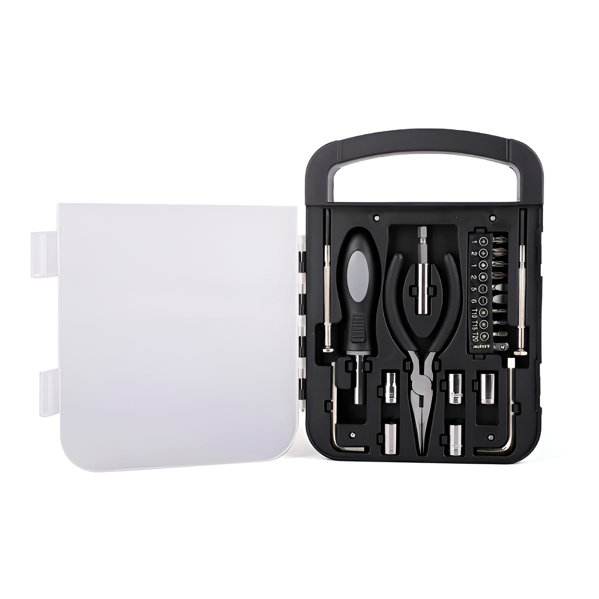Conjunto Kit Ferramentas Alicate Chave De Fenda Utilidades
