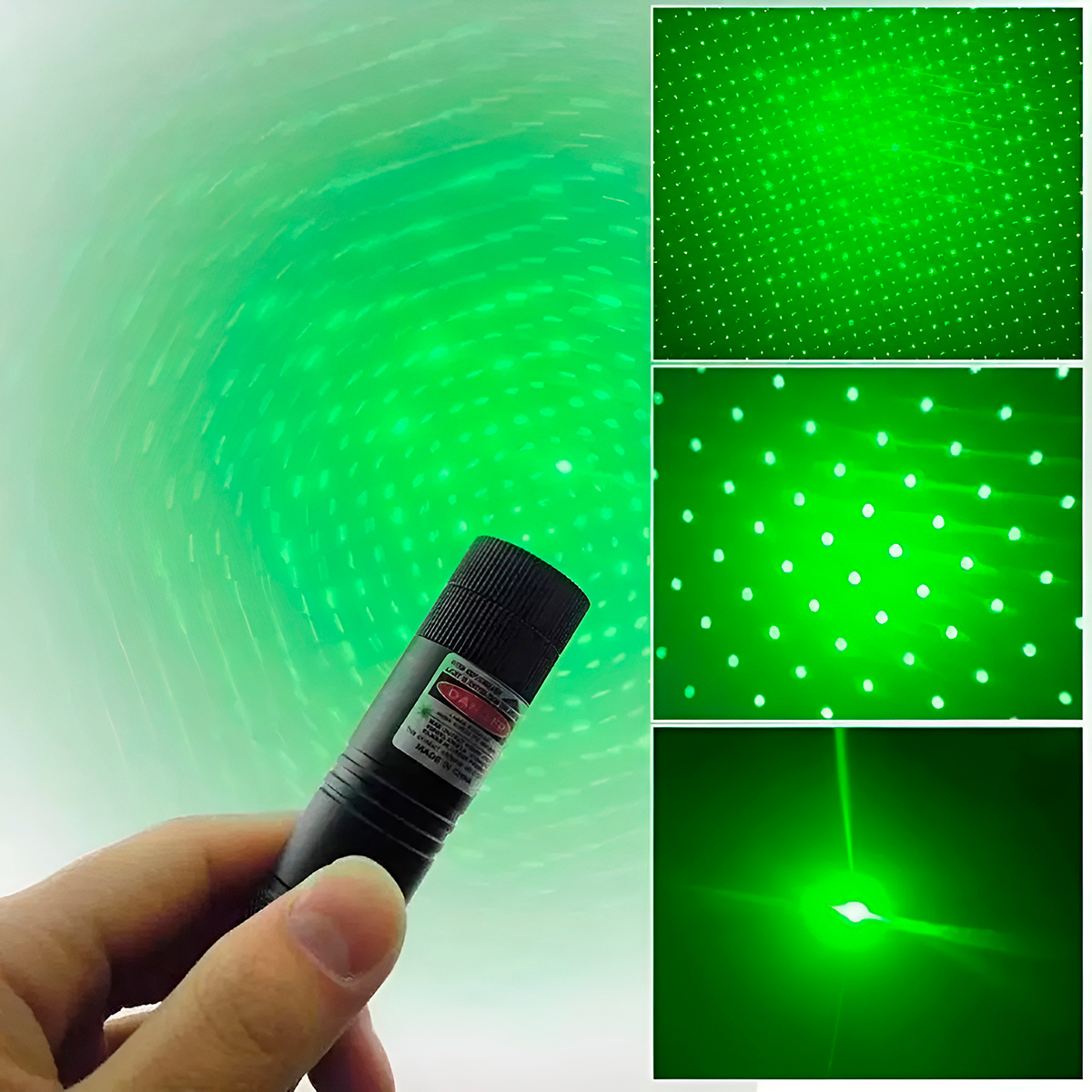 Caneta Laser Verde Potente Longo Alcance Recarregável — imagem 6